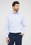 Eterna Langarmhemd COMFORT FIT NON IRON Hellblau/Blau