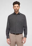 Eterna Langarmhemd COMFORT FIT NON IRON Dunkelgrau/Grau/Khaki