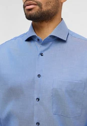 Eterna Langarmhemd MODERN FIT NON IRON Dunkelblau/Hellblau/Blau/Pastell