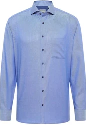 Eterna Langarmhemd MODERN FIT NON IRON Dunkelblau/Hellblau/Blau/Pastell