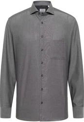 Eterna Langarmhemd MODERN FIT NON IRON Dunkelgrau/Hellgrau/Grau
