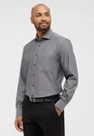 Eterna Langarmhemd MODERN FIT NON IRON Dunkelgrau/Hellgrau/Grau