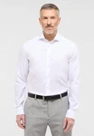 Eterna Langarmhemd SLIM FIT NON IRON Weiß/Grau/Creme