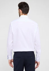 Eterna Langarmhemd Modern Fit Comfort Fit Non Iron Weiß/Creme
