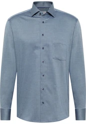 Eterna Langarmhemd MODERN FIT NON IRON Dunkelblau/Blau/Grau/Hellblau