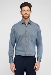 Eterna Langarmhemd MODERN FIT NON IRON Dunkelblau/Blau/Grau/Hellblau