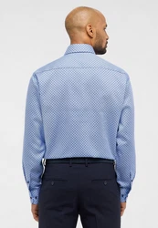 Eterna Langarmhemd COMFORT FIT NON IRON (bügelfrei) Hellblau/Blau