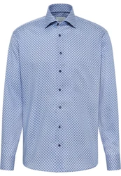 Eterna Langarmhemd COMFORT FIT NON IRON (bügelfrei) Hellblau/Blau