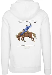 Mister Tee Live In The Moment Hoody Weiß/Creme