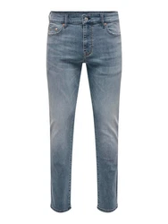 ONLY & SONS Slim-fit Jeans ONSLOOM SLIM 4604 Weiß/Creme/Hellblau/Rot