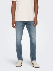 ONLY & SONS Slim-fit Jeans ONSLOOM SLIM 4604 Weiß/Creme/Hellblau/Rot