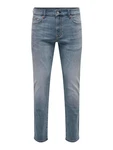 ONLY & SONS Slim-fit Jeans ONSLOOM SLIM 4604 Weiß/Creme/Hellblau/Rot