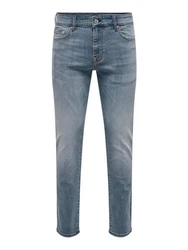 ONLY & SONS Slim-fit Jeans ONSLOOM SLIM 4604 Weiß/Creme/Hellblau/Rot