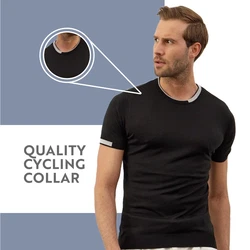 danger Poloshirt Herren Strick-T-Shirt Schwarz