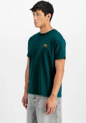 Alpha Industries Rundhalsshirt Basic T Small Logo 2 Pack Grün/Dunkelgrün