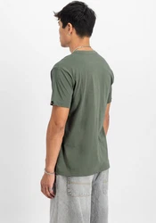 Alpha Industries Rundhalsshirt Basic T Small Logo 2 Pack Grün/Dunkelgrün