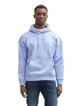 TOM TAILOR Denim Sweatshirt Hoodie Relaxed Fit Blau/Hellblau/Fliederfarben