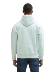 TOM TAILOR Denim Sweatshirt Hoodie Relaxed Fit grün