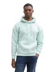 TOM TAILOR Denim Sweatshirt Hoodie Relaxed Fit grün
