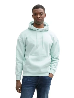 TOM TAILOR Denim Sweatshirt Hoodie Relaxed Fit grün