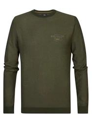 Petrol Industries Pullover Tok Dunkelgrün/Khaki