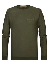 Petrol Industries Pullover Tok Dunkelgrün/Khaki