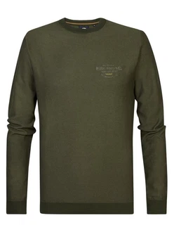 Petrol Industries Pullover Tok Dunkelgrün/Khaki