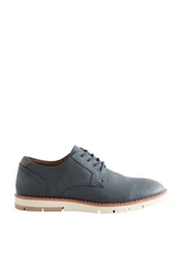Next Sportliche Keilabsatzschuhe Keilpumps Grau/Dunkelblau/Hellblau/Blau