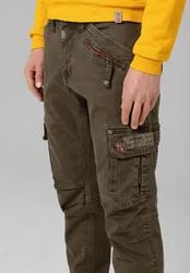 Timezone Cargohose Roger Regular Fit Oliv