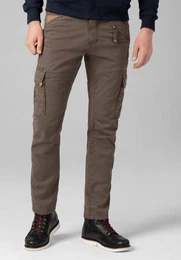 Cargohose Hose Regular Fit mittlere Bundhhe Slim Legs 5184 in Grau