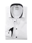OLYMP Businesshemd Level Five body fit Weiß/Creme/Braun/Schwarz