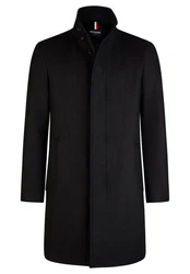HECHTER PARIS Mantel mit Stehkragen (1-tlg) Schwarz/Grau