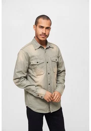 Langarmhemd Herren Hardee Denim Shirt (1-tlg)