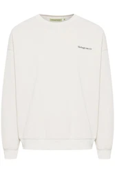 TheJoggConcept Longpullover JCMMSANDER SWEAT Khaki/Weiß/Beige/Creme/Grau