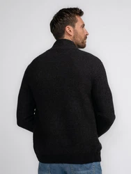 Petrol Industries Strickstrickjacke Sitka Schwarz/Dunkelgrau/Grau