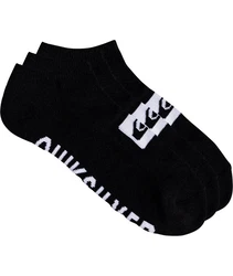 Quiksilver Socken 3 ANKLE PACK Schwarz