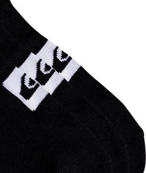 Quiksilver Socken 3 ANKLE PACK Schwarz