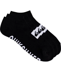 Quiksilver Socken 3 ANKLE PACK Schwarz
