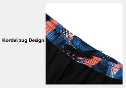 AUKUU Badeshorts Herren Badehose Hellblau/Blau