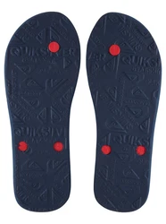 Quiksilver Molokai Word Block Sandale Rot/Gelb