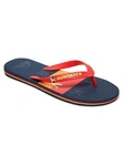 Quiksilver Molokai Word Block Sandale Rot/Gelb