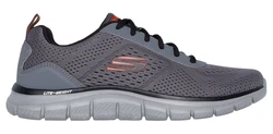 Skechers Slip-On Sneaker TRACK-LESHUR Dunkelgrau/Hellgrau/Grau/Dunkelblau