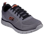 Skechers Slip-On Sneaker TRACK-LESHUR Dunkelgrau/Hellgrau/Grau/Dunkelblau