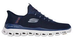 Skechers GLIDE-STEP Slip-On Sneaker Dunkelblau/Hellblau
