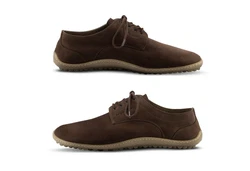 Leguano Dean Barfußschuh Dunkelbraun/Braun/Beige