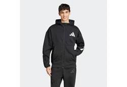 adidas Sportswear Kapuzensweatshirt M Z.N.E. FZ Schwarz/Dunkelgrau/Grau/Hellgrau