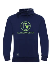 Schietwetter Rundhalspullover Rasmus Raubein Herren Dunkelblau/Hellblau/Blau