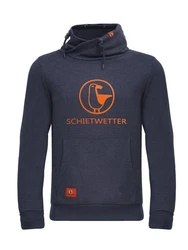 Schietwetter Rundhalspullover Rasmus Raubein Herren Lila/Dunkelblau/Hellblau/Orange