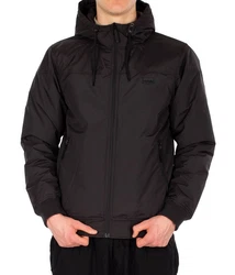 iriedaily Jacke Insulaner Jacket Schwarz/Rot