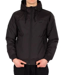 iriedaily Jacke Insulaner Jacket Schwarz/Rot